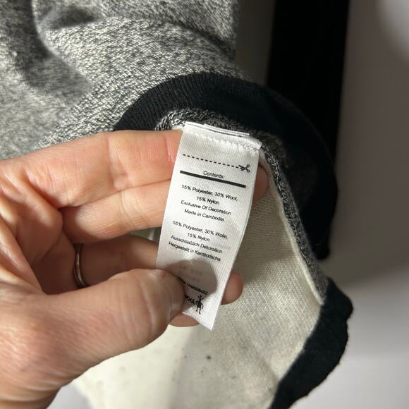 Smartwool Shadow Pine Colorblock Crew Sweater Women’s Medium Merino Wool Layer - Picture 5 of 8